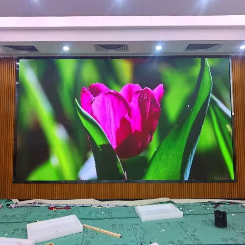 P1.56 HT Series Indoor HD LED Screen in Exhibition Hall