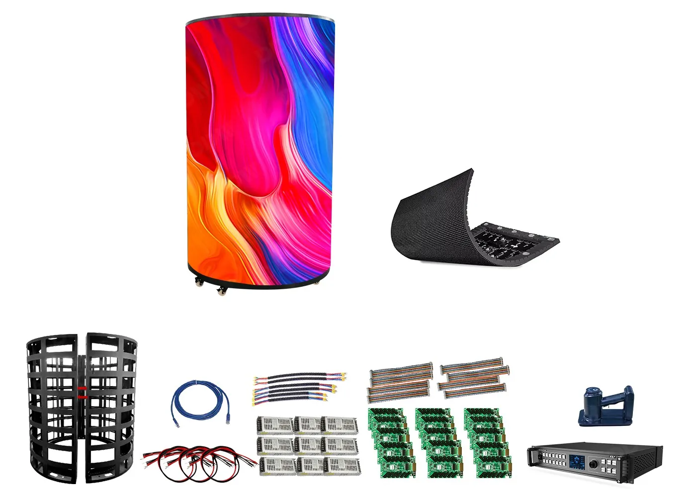 CY series Cylinder LED screen