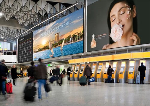 LED Display in Transportation Hubs