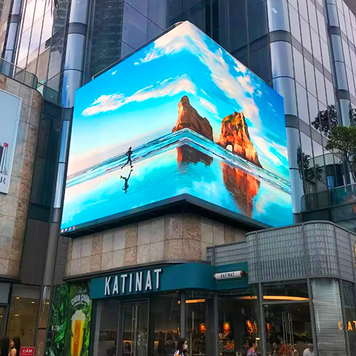 P5.7 Vietnamese shopping mall 3D LED display screen
