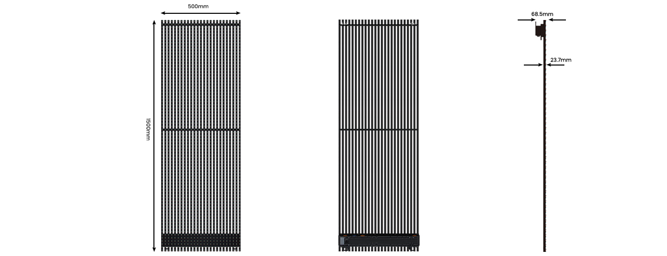 DIP series Outdoor Transparent LED screen