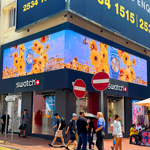 P4.44 Fixed Aluminum Led screen in USA Retail Store