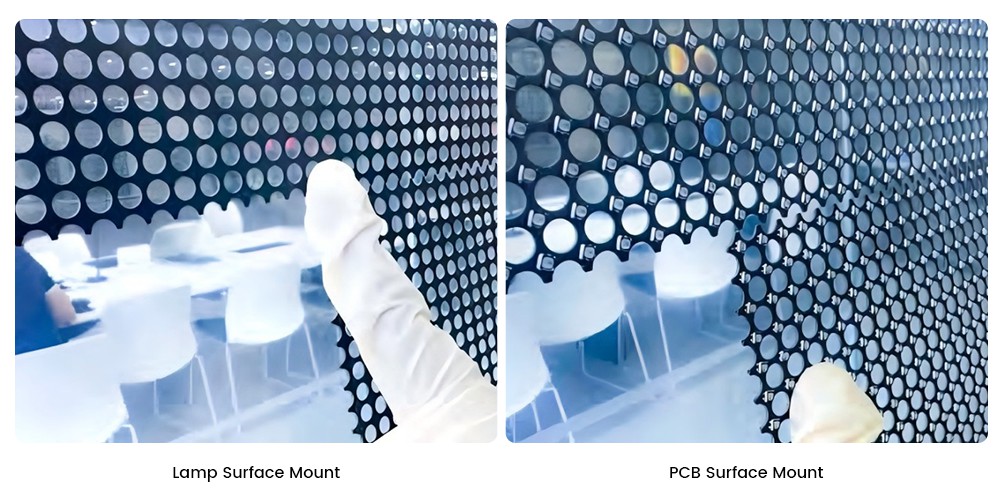 3DH series Holographic film  LED screen