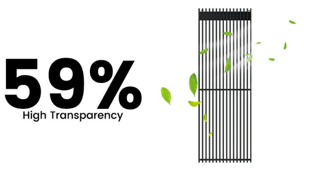 transparent LED display