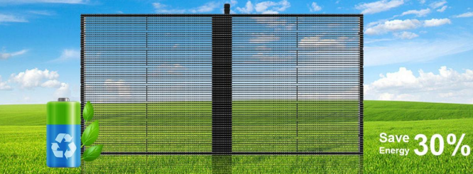 transparent LED display