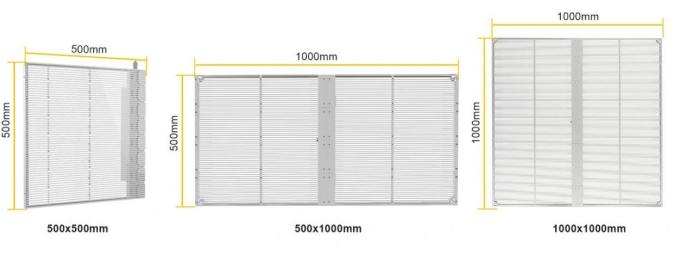 transparent LED display