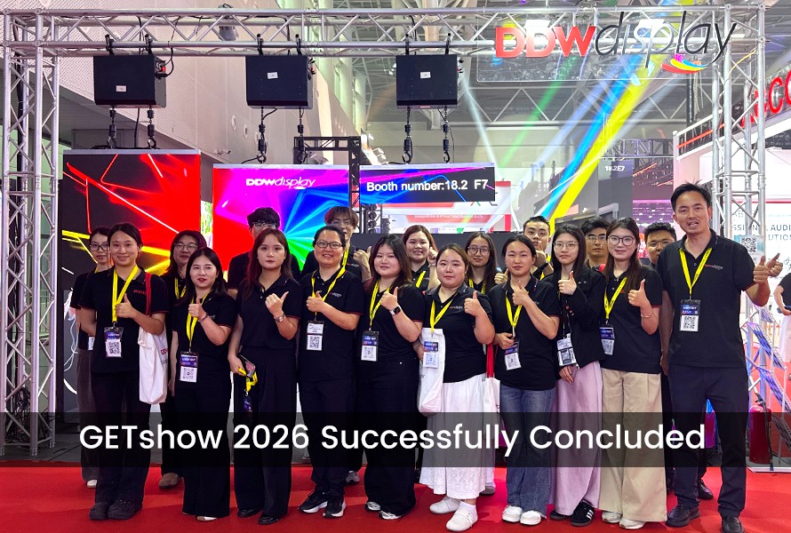 GETshow 2026 Successfully Concluded | DDW Showcases Innovative LED Display Solutions